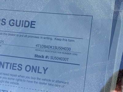 2025 Toyota Camry LE