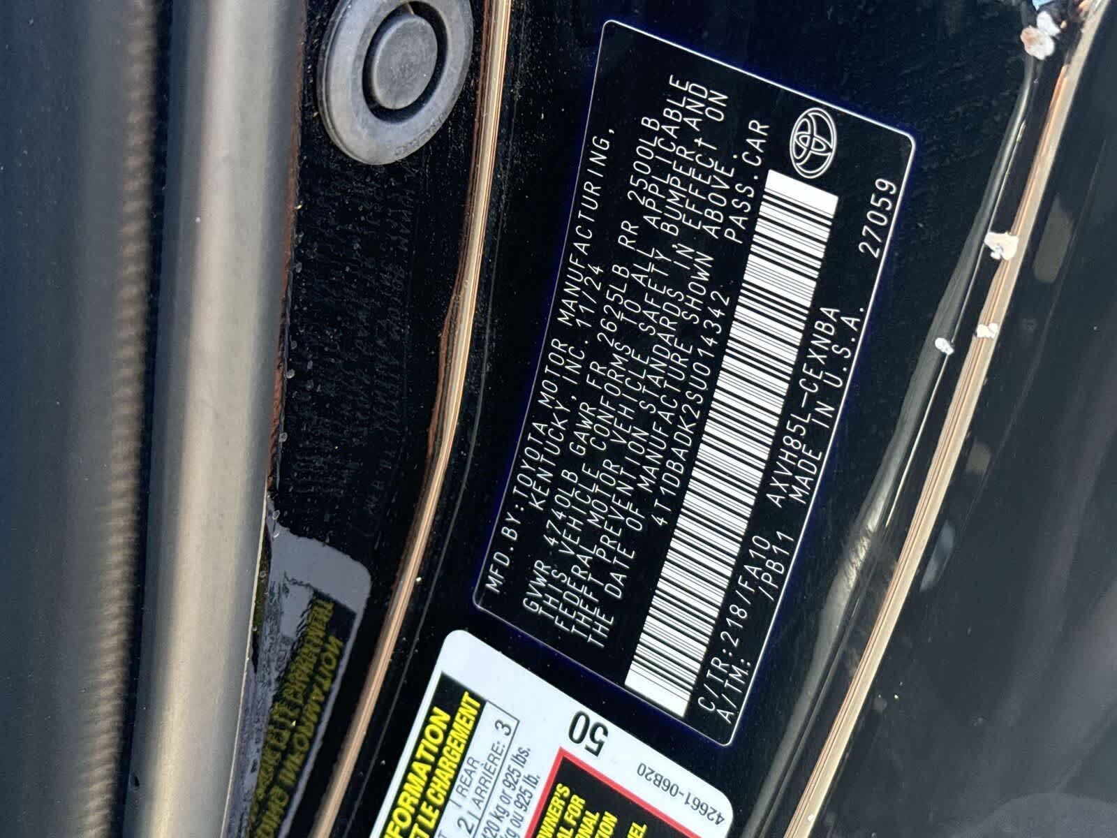 2025 Toyota Camry LE