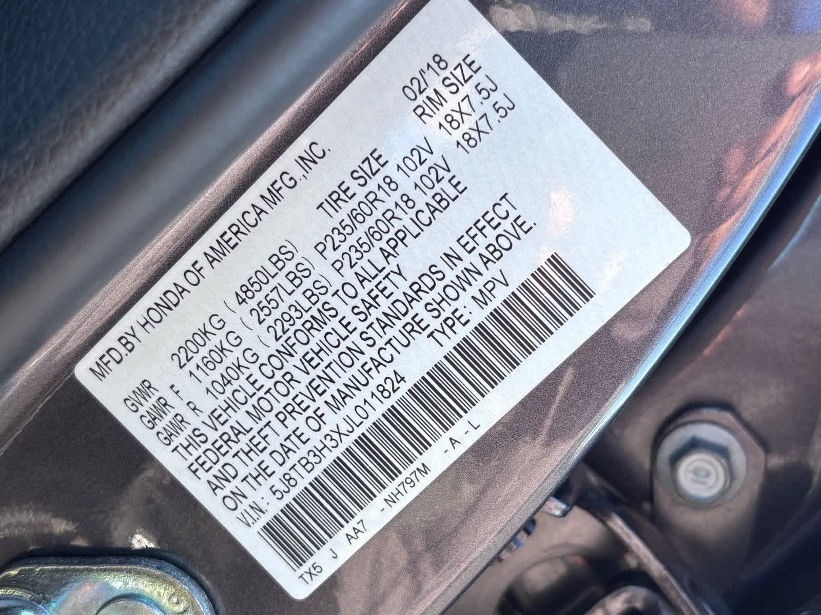 2018 Acura RDX FWD