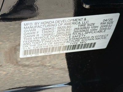 2025 Acura MDX w/Technology Package