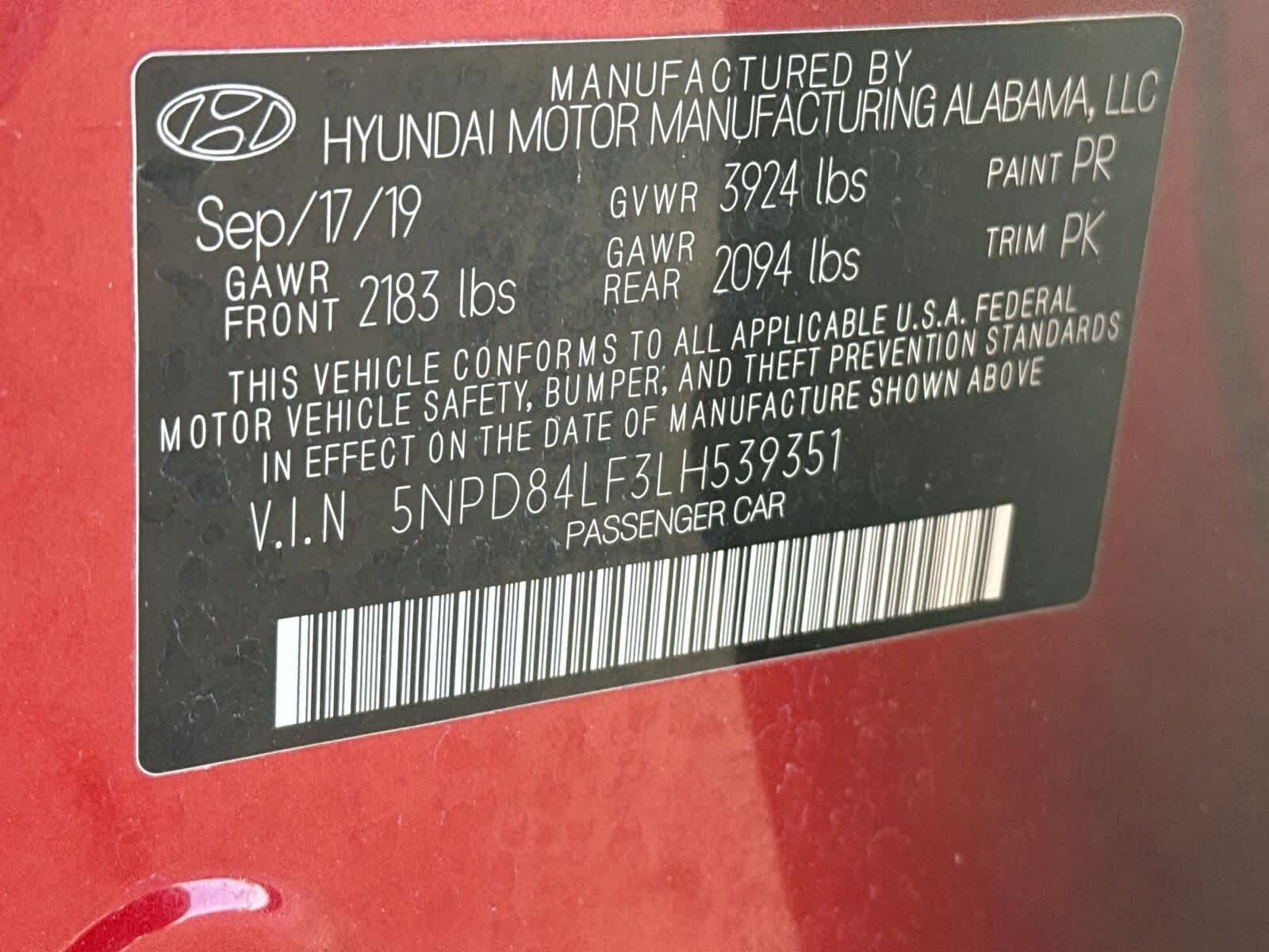 2020 Hyundai Elantra Value Edition