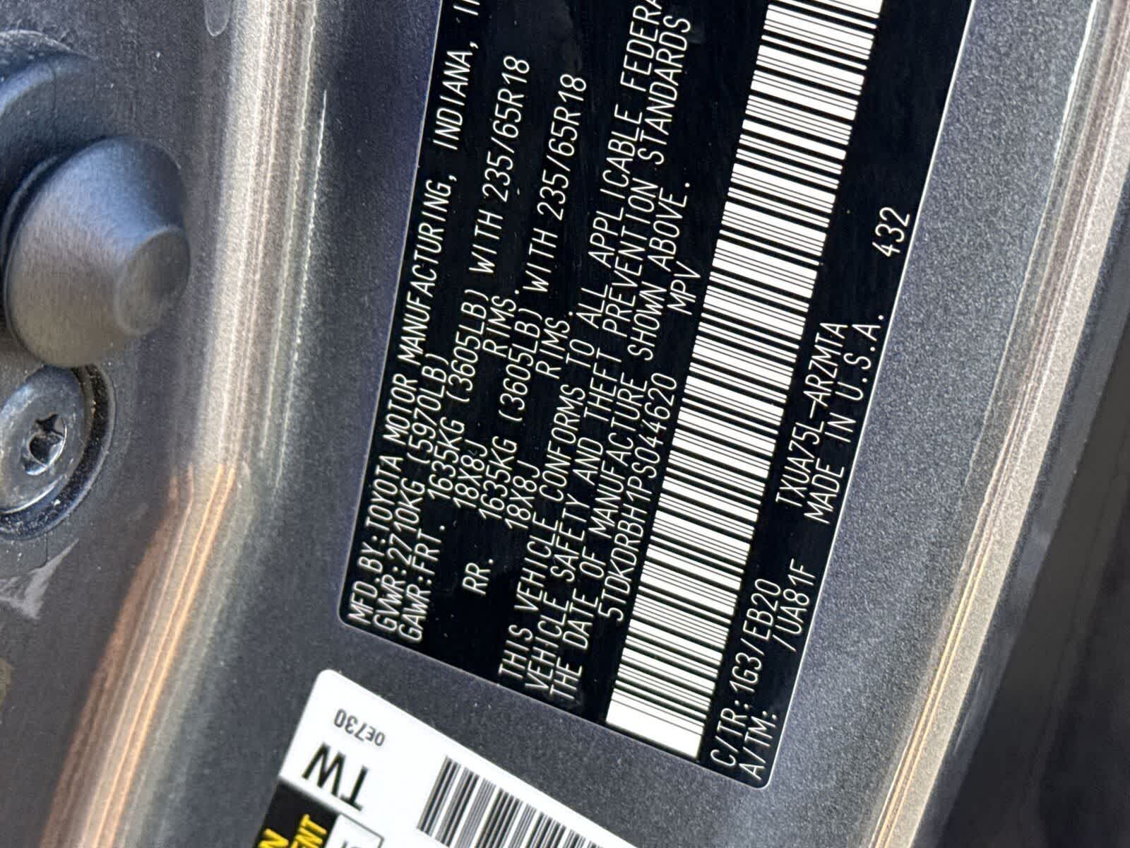 2023 Toyota Highlander XLE