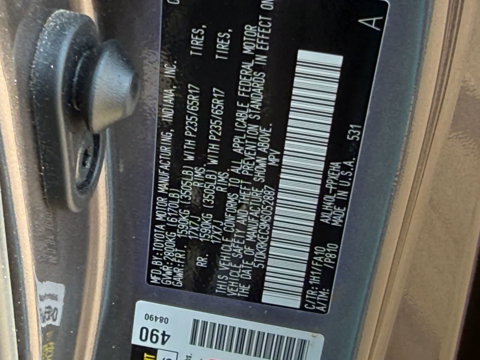 2021 Toyota Sienna LE