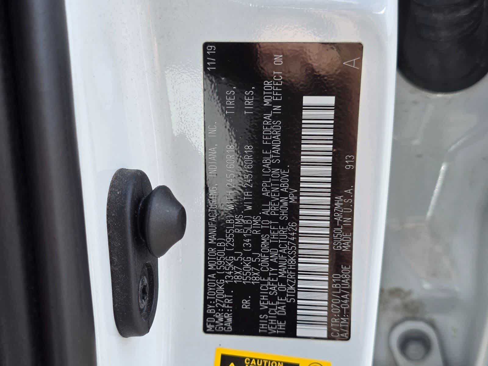 2019 Toyota Highlander XLE