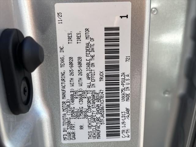 2026 Toyota Tundra Limited