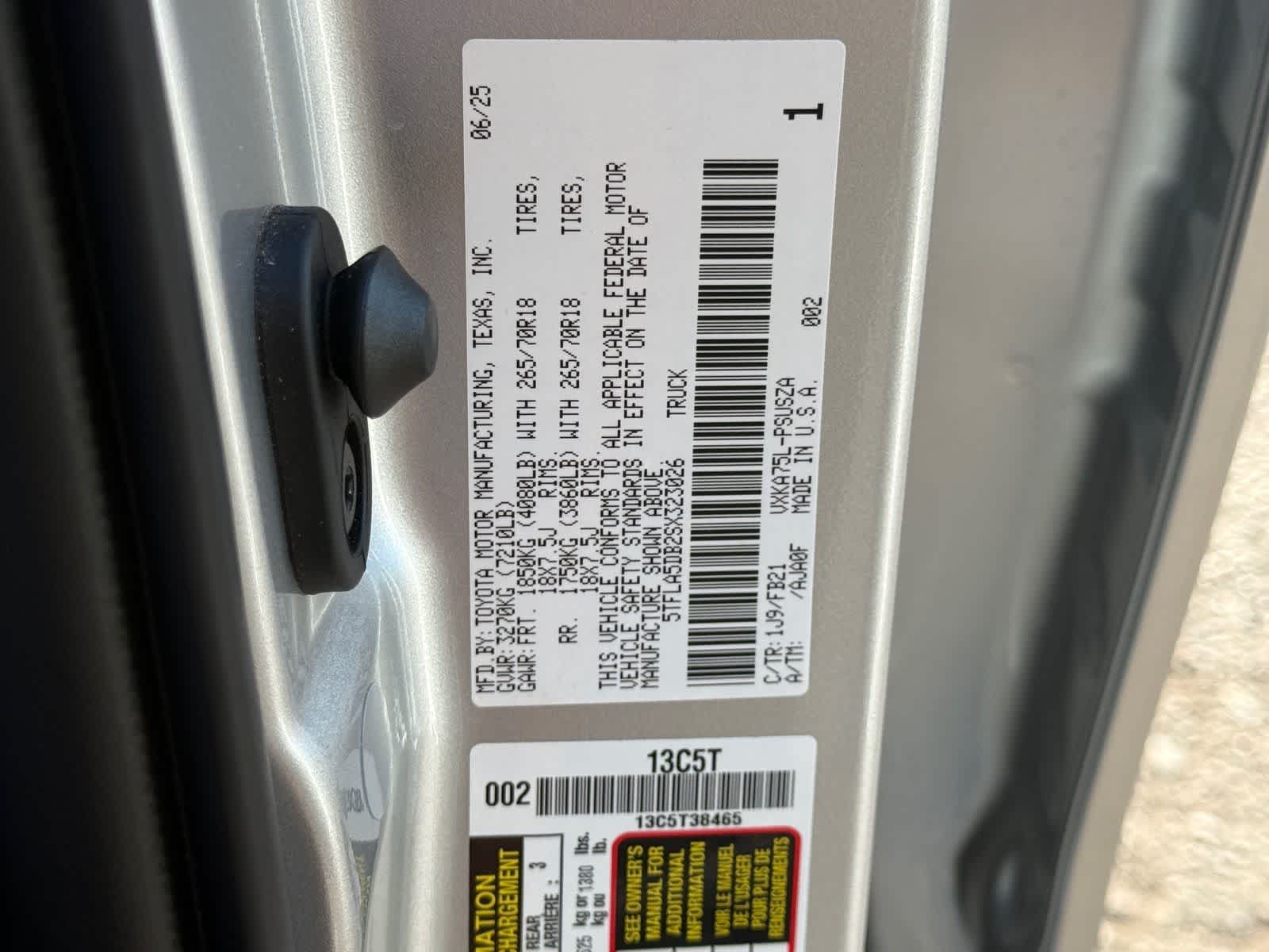 2025 Toyota Tundra SR5