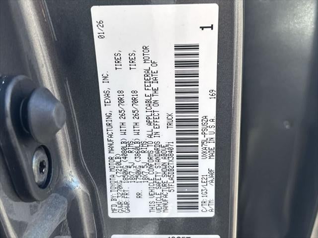 2026 Toyota Tundra SR5
