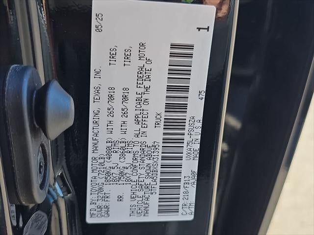 2025 Toyota Tundra SR5