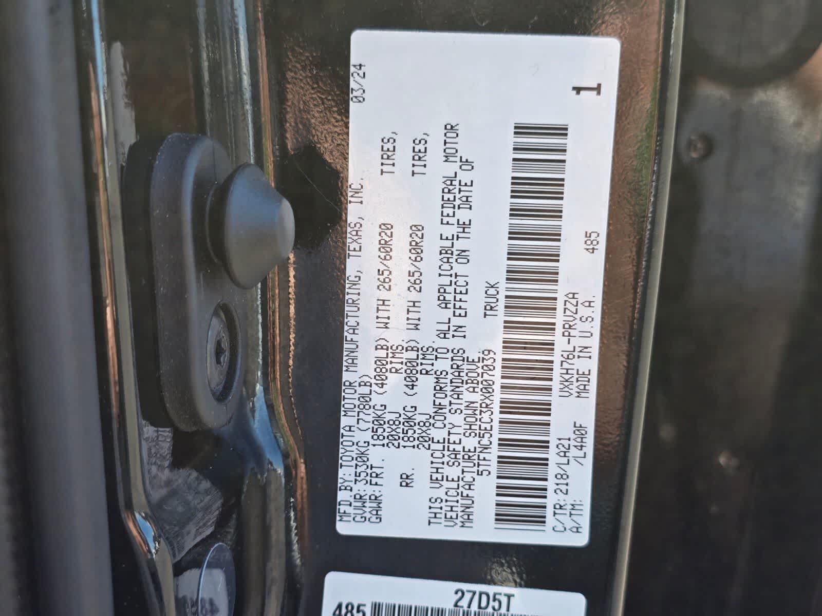 2024 Toyota Tundra Platinum Hybrid