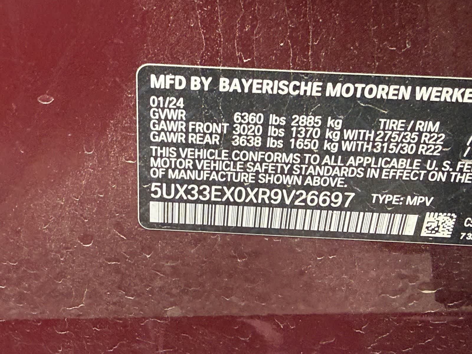 2024 BMW X6 xDrive40i xDrive40i