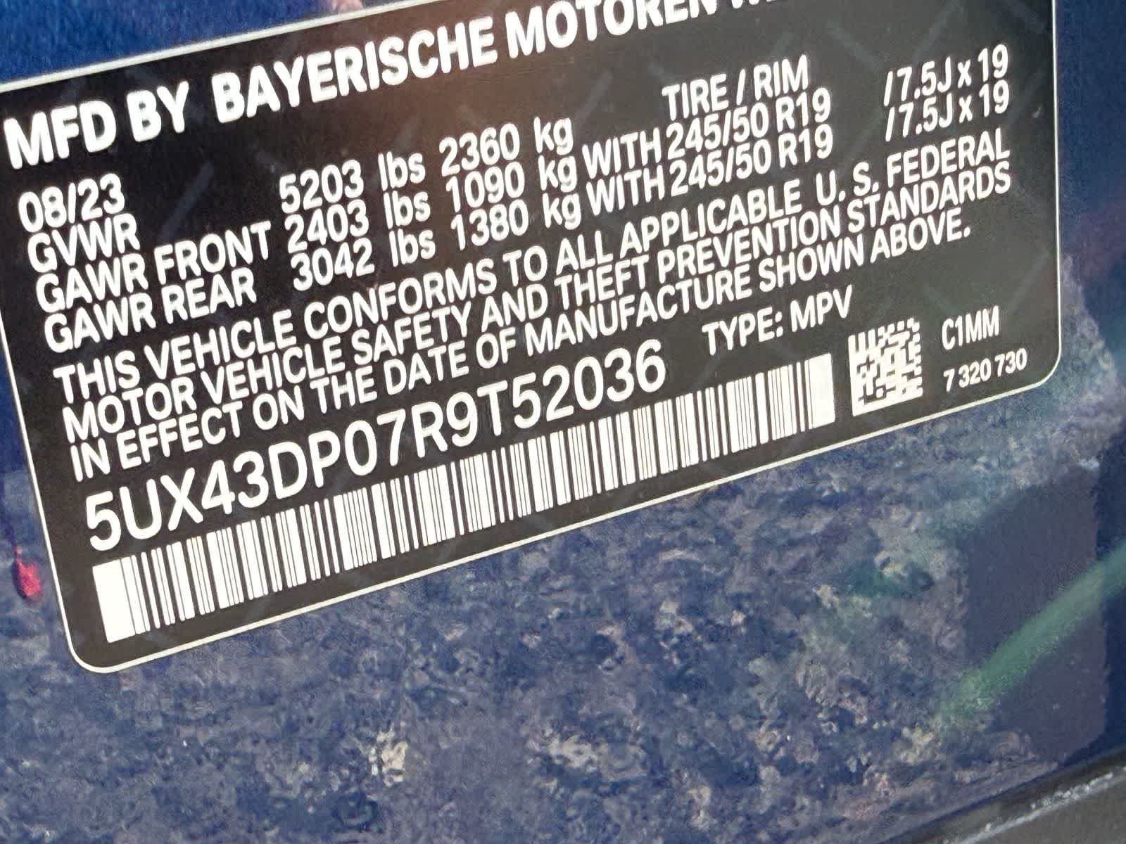 2024 BMW X3 sDrive30i sDrive30i