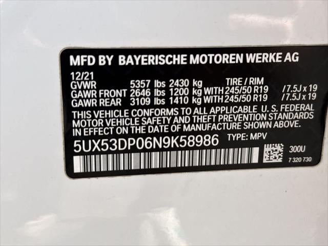2022 BMW X3 xDrive30i xDrive30i