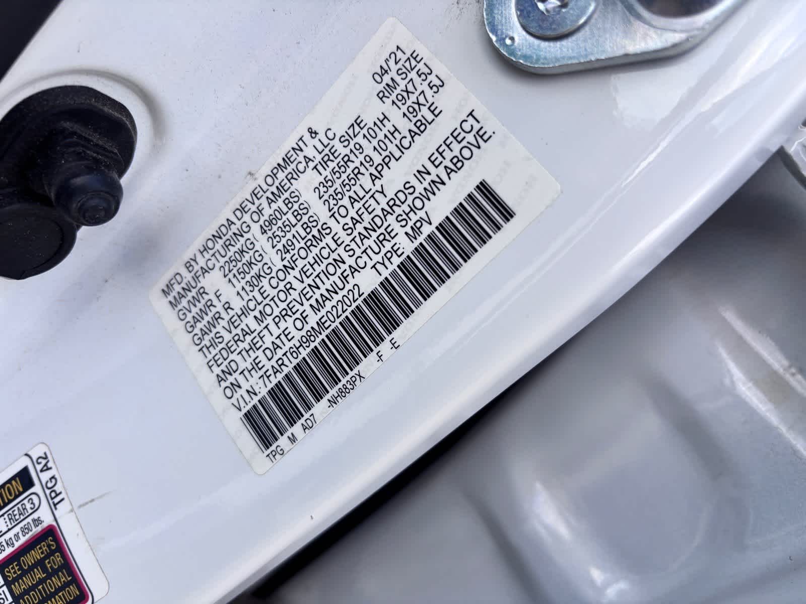 2021 Honda CR-V Hybrid Touring