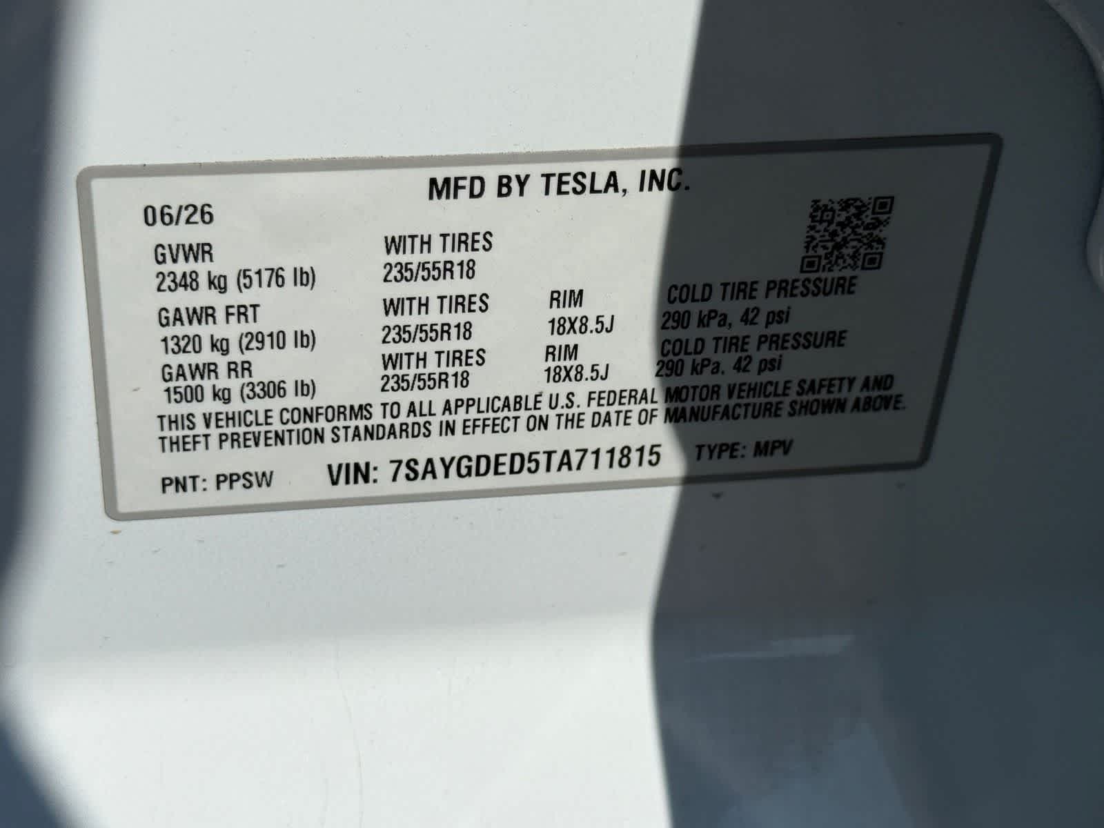 2026 Tesla Model Y RWD