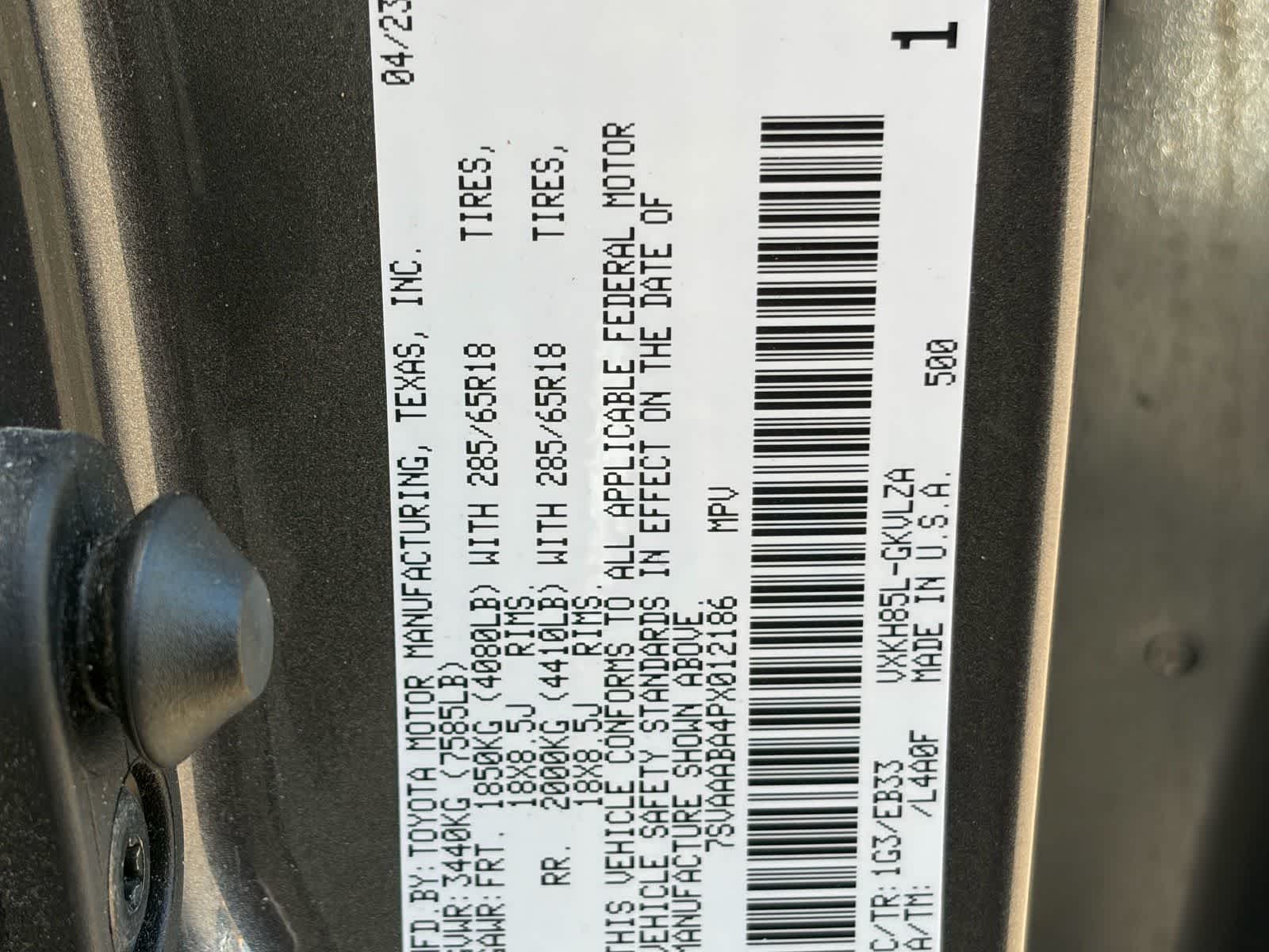 2023 Toyota Sequoia TRD Pro