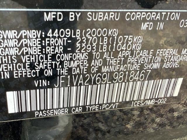 2020 Subaru WRX STI Limited