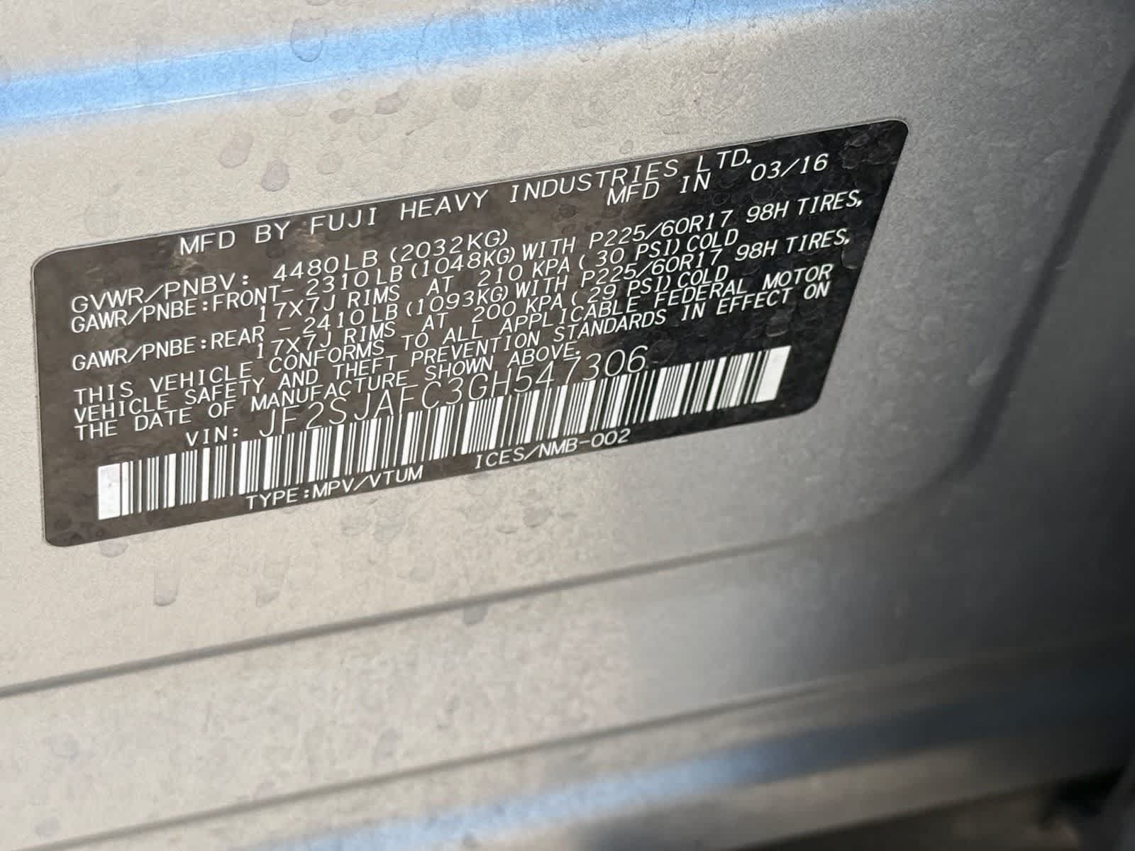 2016 Subaru Forester 2.5i Premium