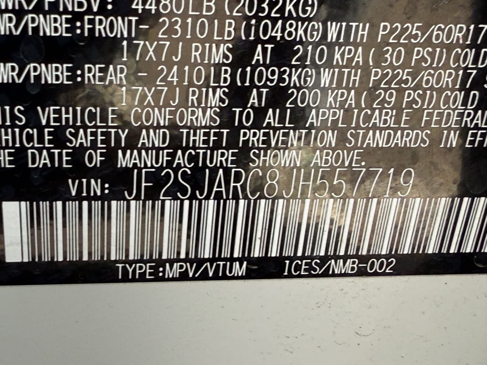 2018 Subaru Forester Limited