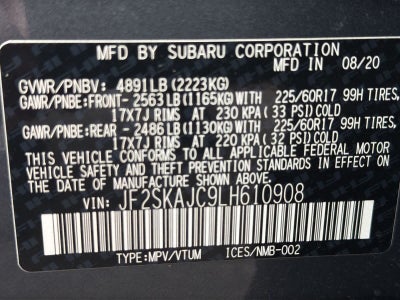 2020 Subaru Forester Premium