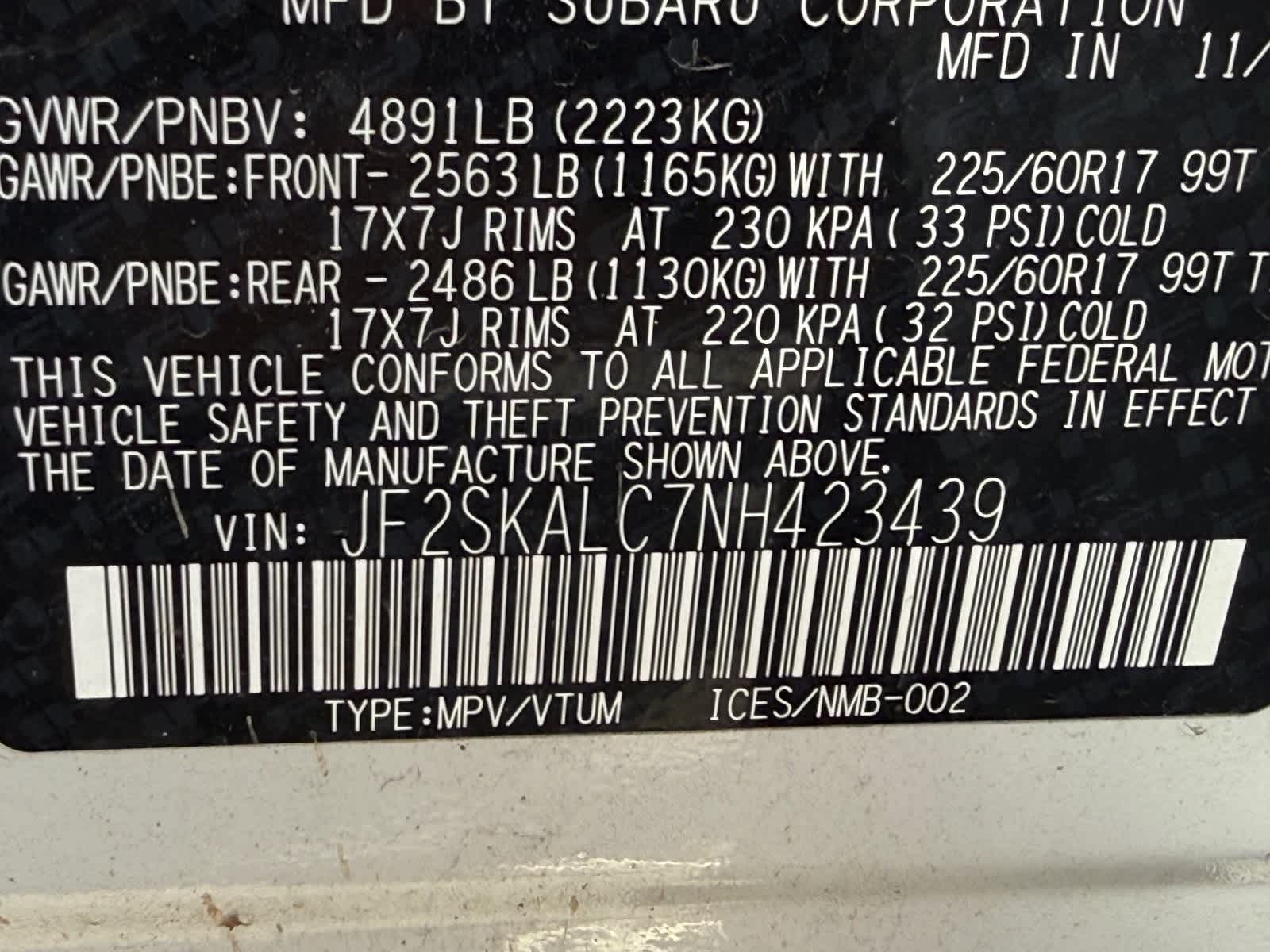 2022 Subaru Forester Wilderness