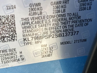 2025 Chevrolet Trailblazer LT