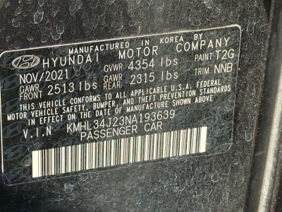 2022 Hyundai Sonata Limited