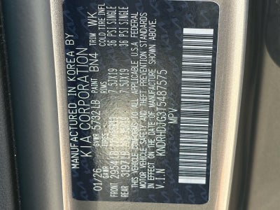 2026 Kia Sorento Hybrid EX
