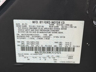 2021 Ford EcoSport SE