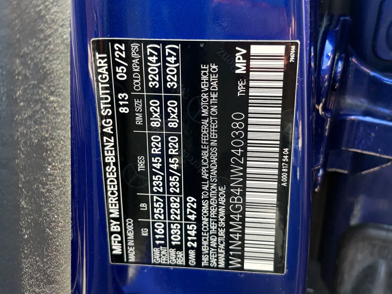 2022 Mercedes-Benz GLB 250 GLB 250