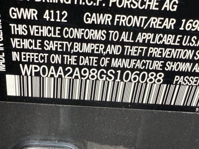 2016 Porsche 911 Carrera 4