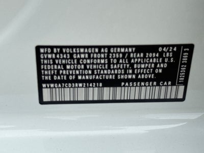 2024 Volkswagen Golf GTI S
