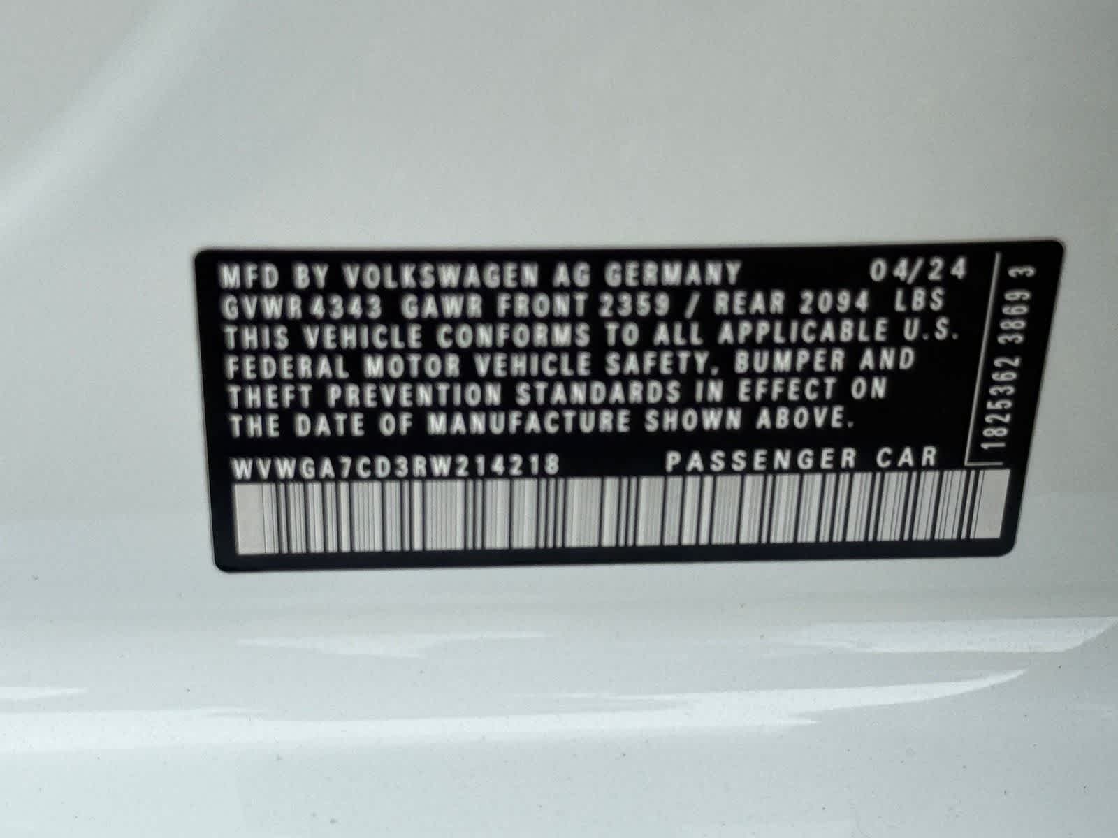 2024 Volkswagen Golf GTI S