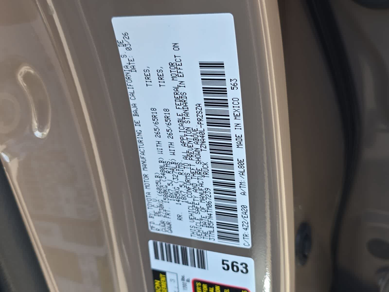 2026 Toyota Tacoma TRD Sport
