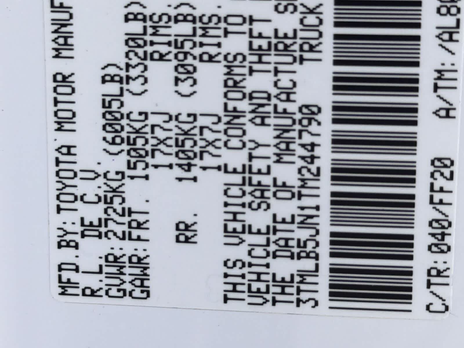 2026 Toyota Tacoma SR5