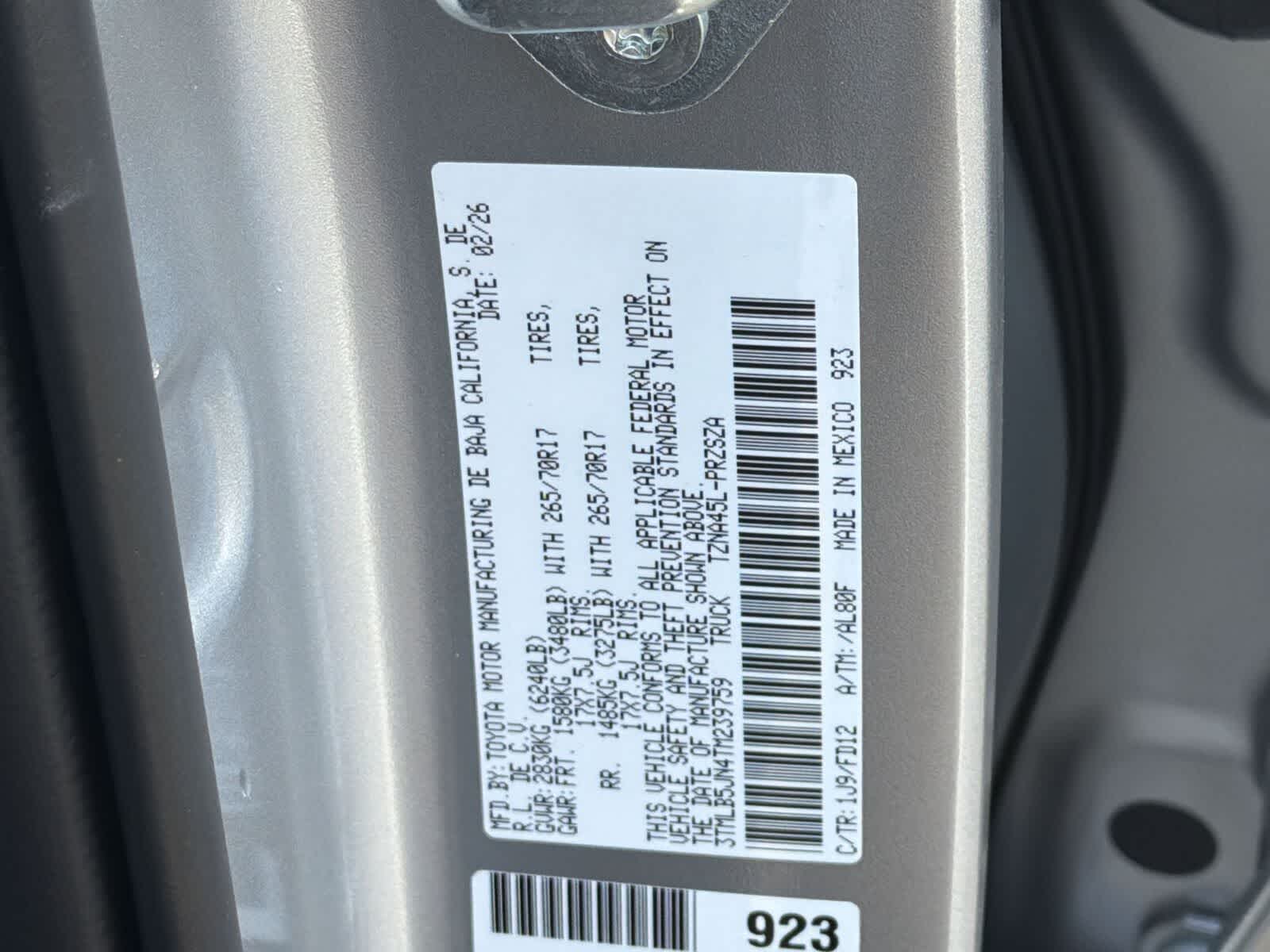 2026 Toyota Tacoma TRD Off-Road