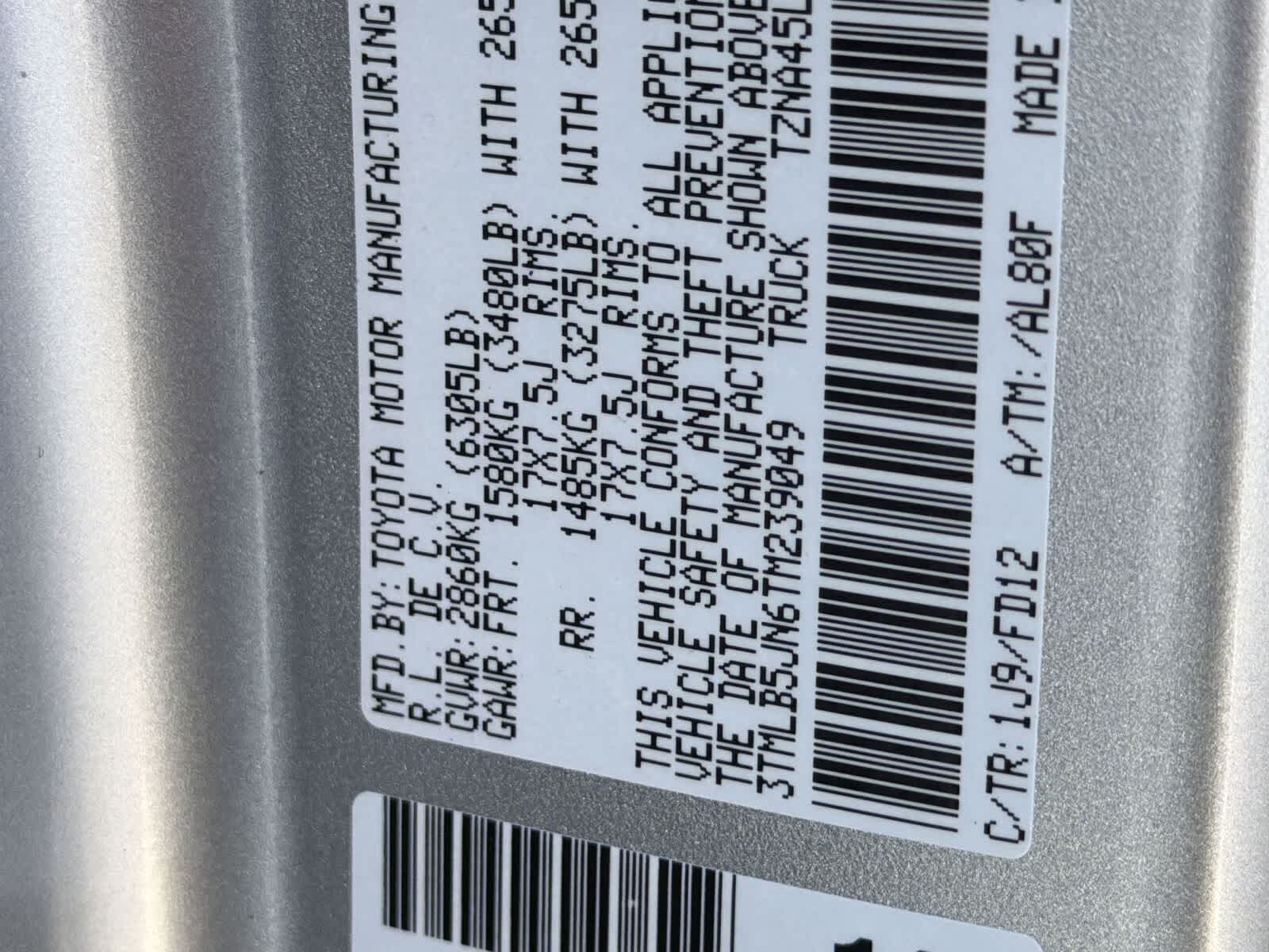 2026 Toyota Tacoma TRD Off-Road