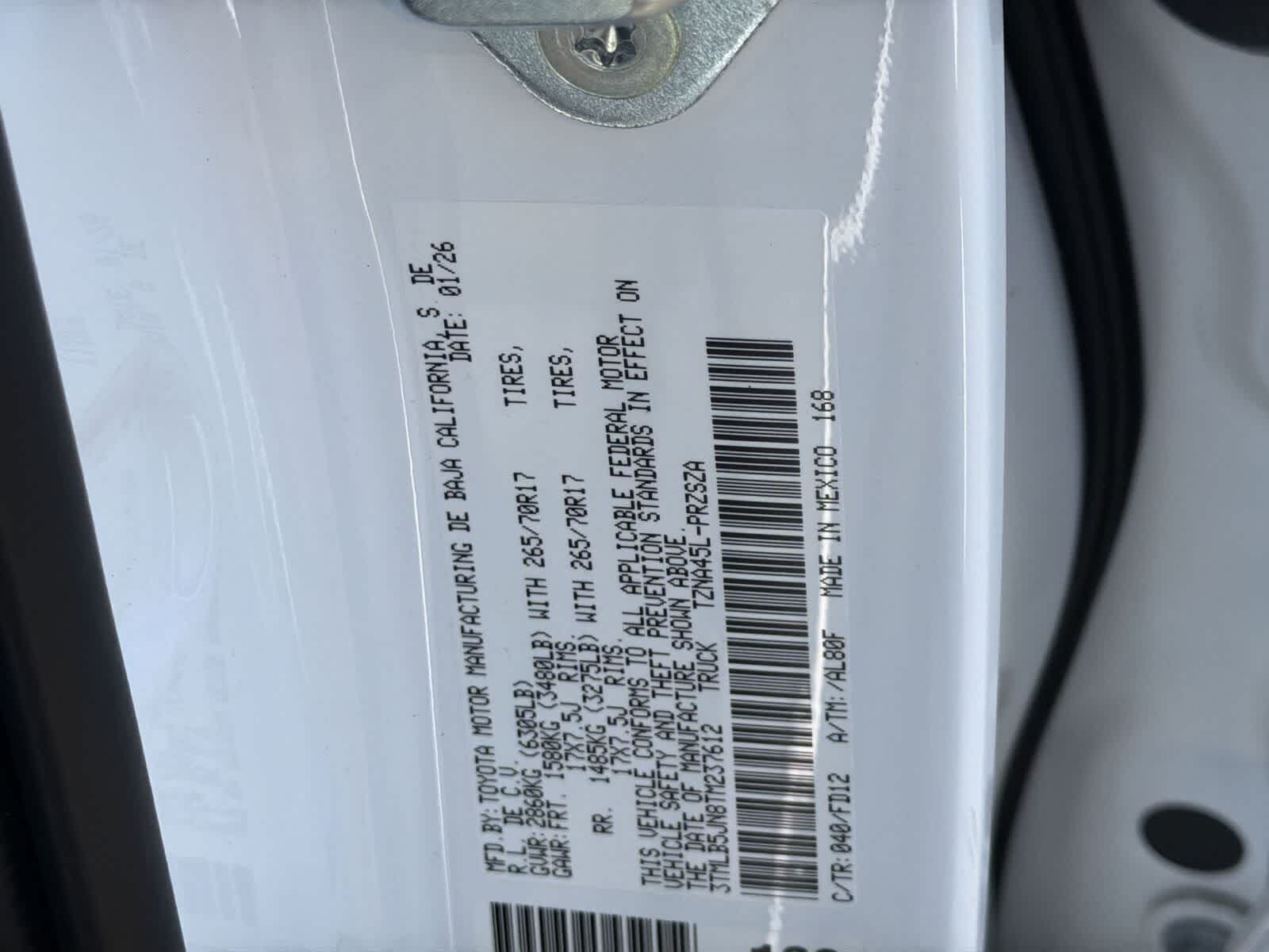 2026 Toyota Tacoma TRD Off-Road