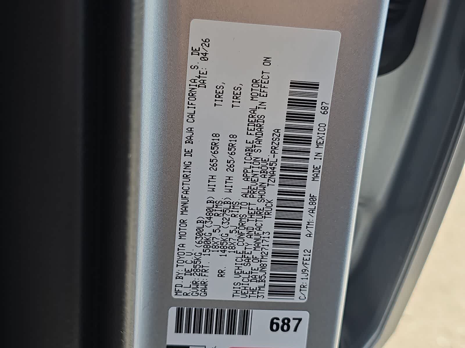 2026 Toyota Tacoma TRD Sport