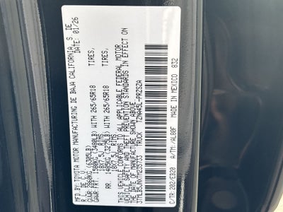 2026 Toyota Tacoma Limited