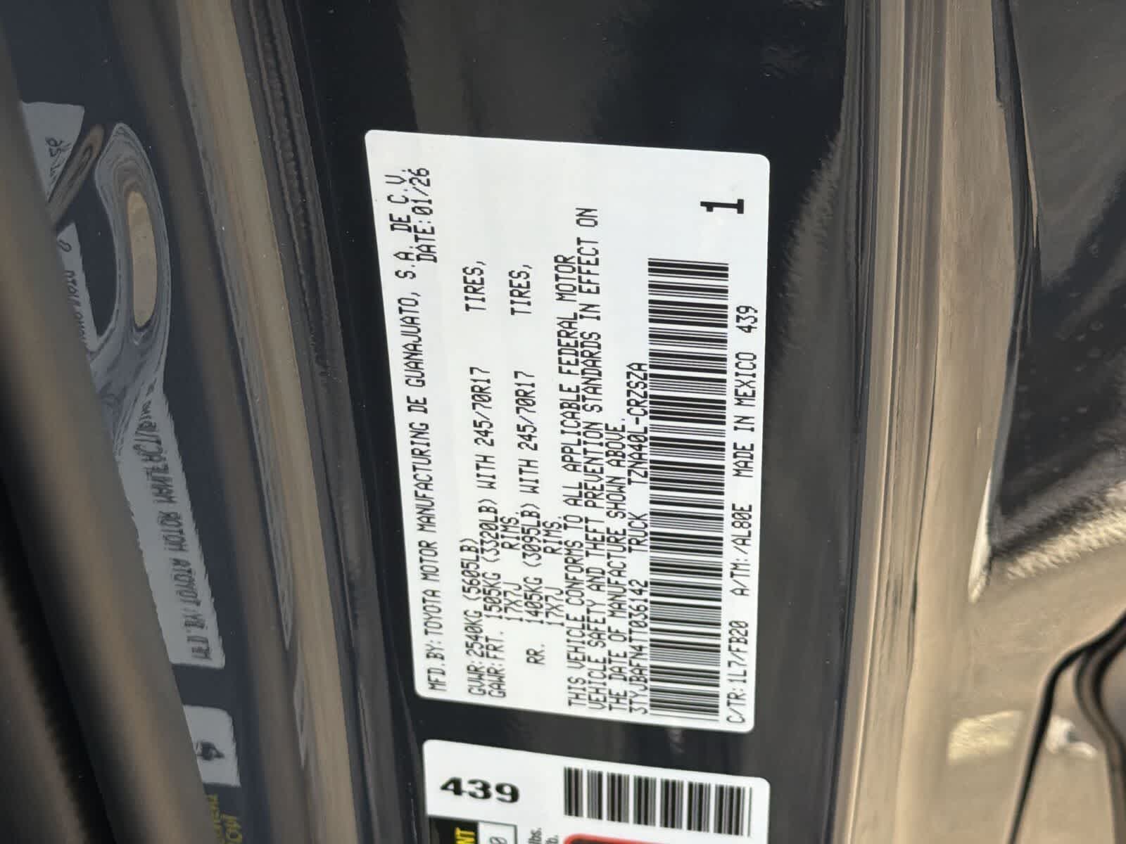 2026 Toyota Tacoma SR5