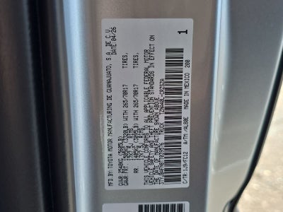 2026 Toyota Tacoma TRD PreRunner