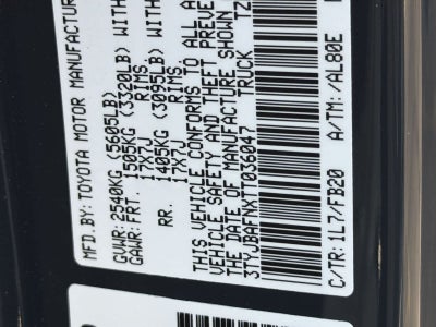 2026 Toyota Tacoma SR5