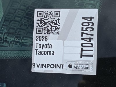 2026 Toyota Tacoma SR