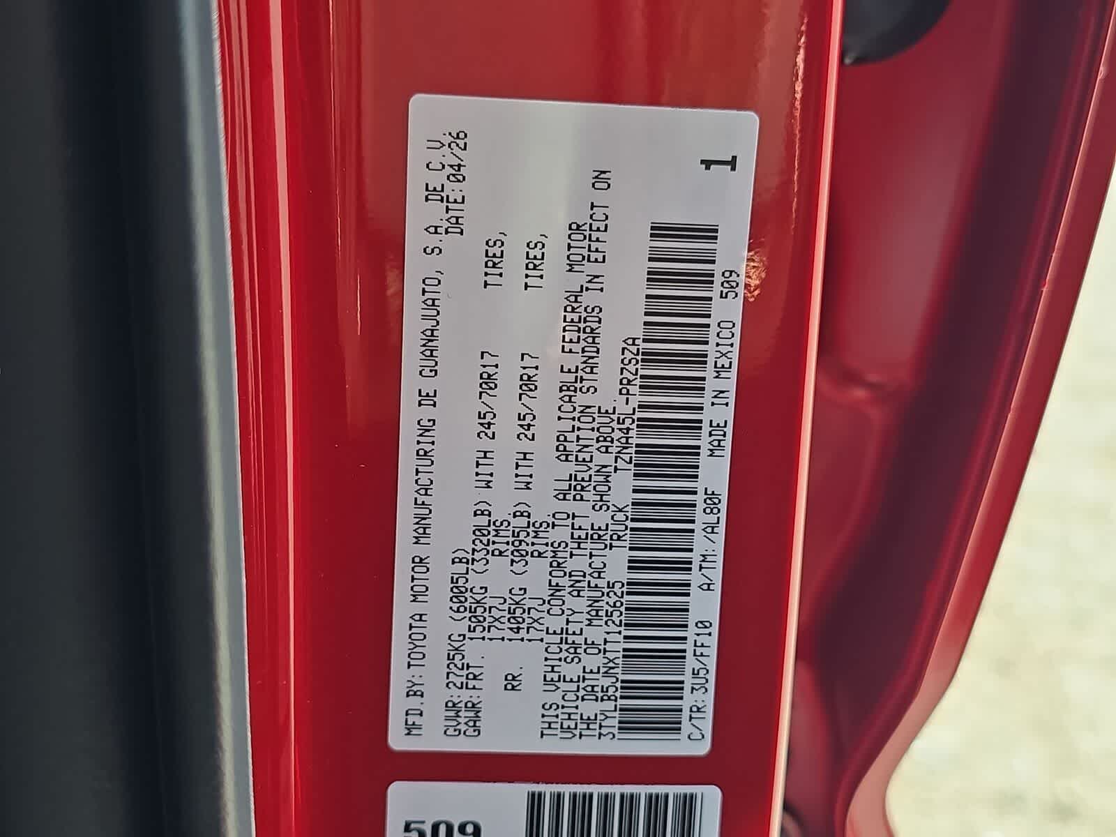 2026 Toyota Tacoma SR5