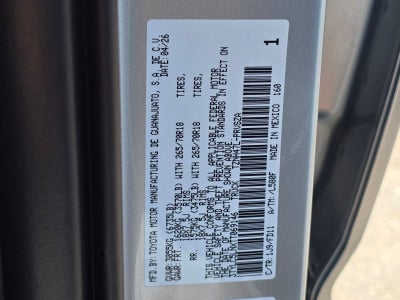 2026 Toyota Tacoma i-FORCE MAX Tacoma TRD Off-Road