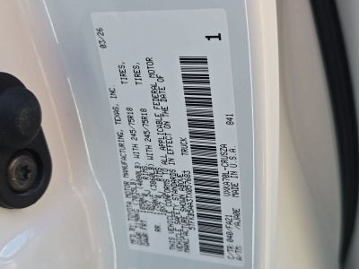 2026 Toyota Tundra SR
