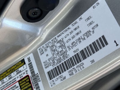 2026 Toyota Tundra SR5