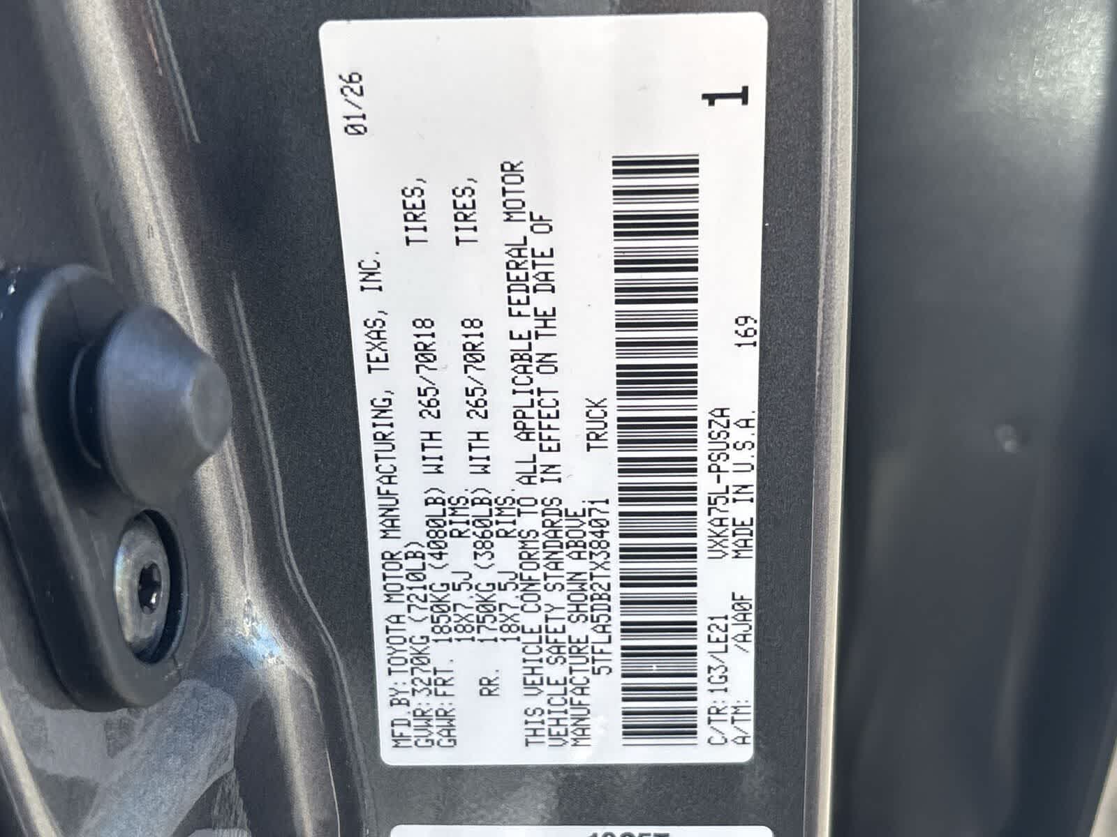 2026 Toyota Tundra SR5