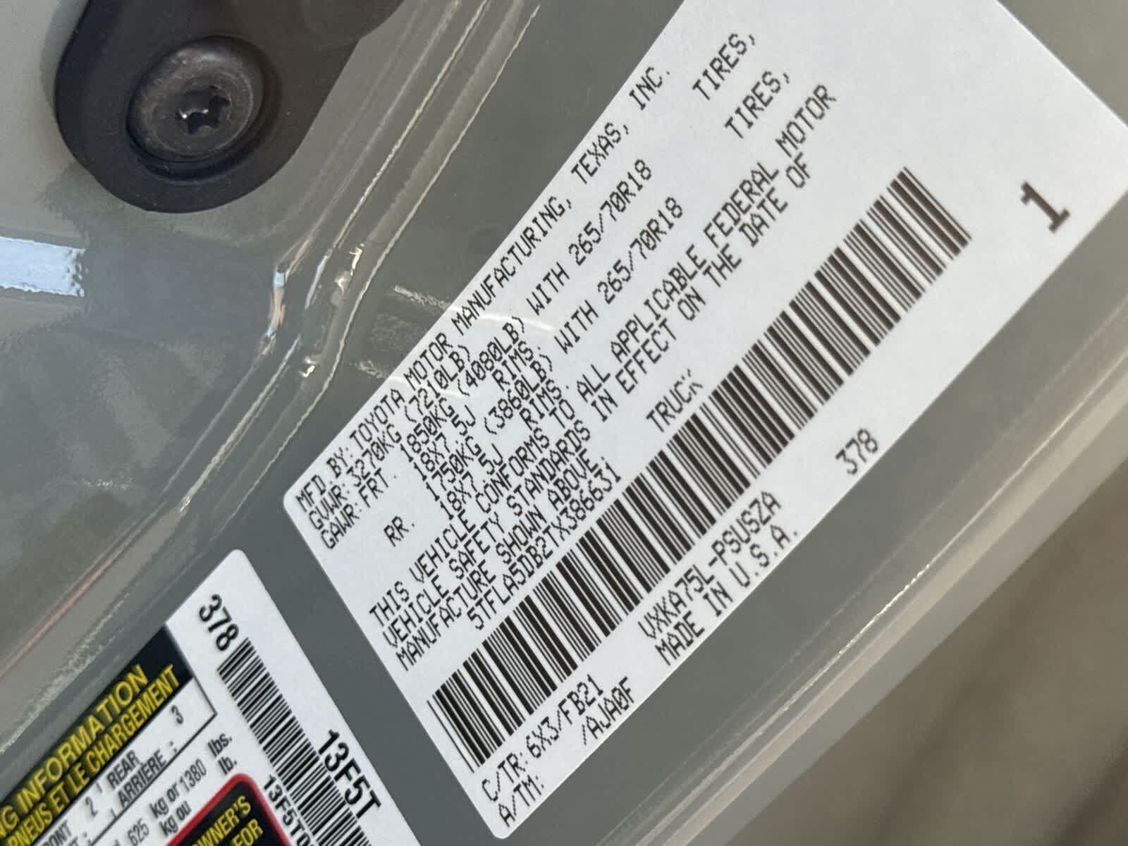 2026 Toyota Tundra SR5