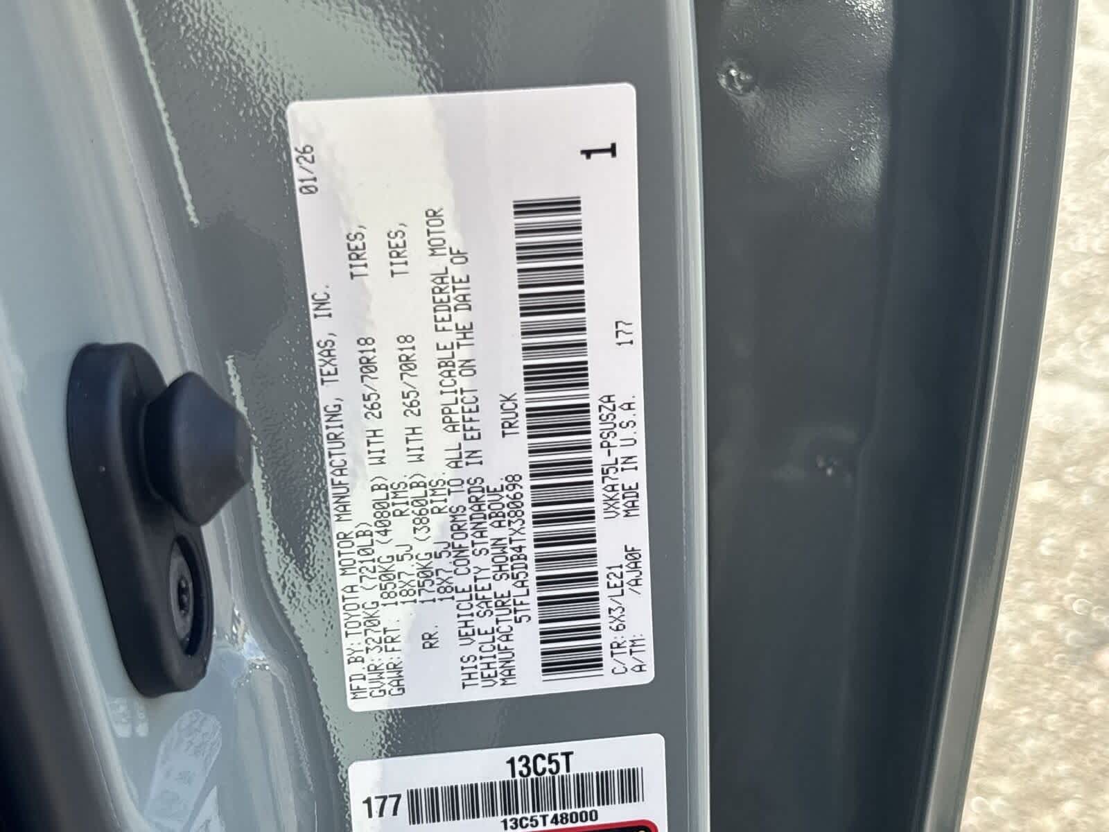 2026 Toyota Tundra SR5